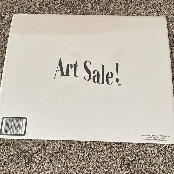 NWT Art Summit company 16 x 20 Snowy Scene - Picture 2 of 2